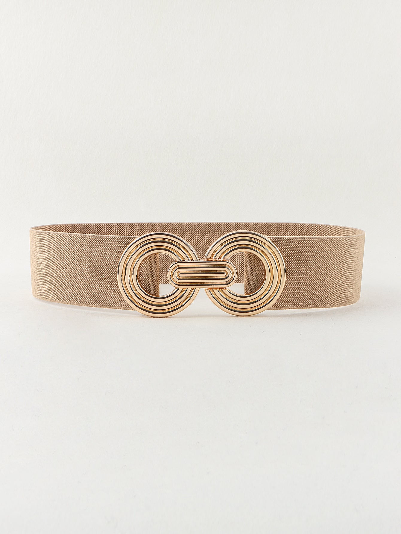 Geometric Buckle Elastic Wide Belt-Teresa&#39;s Fashionista LLC