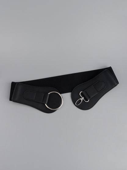 PU Elastic Wide Belt-Teresa&#39;s Fashionista LLC