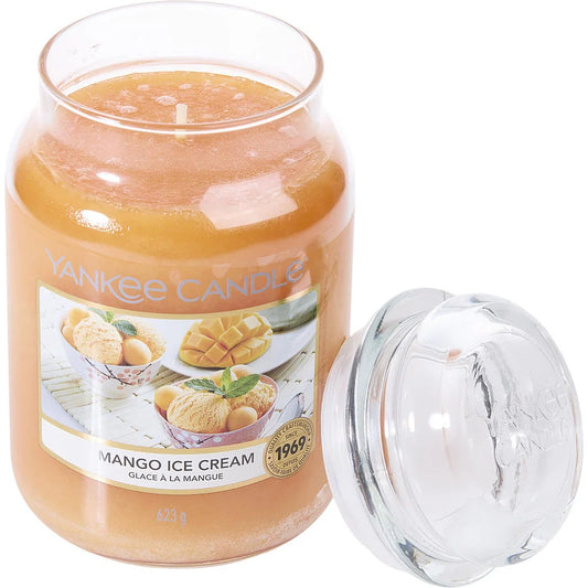 MANGO ICE CREAM SCENTED LARGE JAR 22 OZ by Yankee Candle