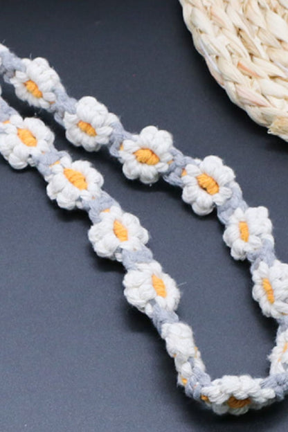 Flower Macrame Phone Lanyard-Teresa&#39;s Fashionista LLC