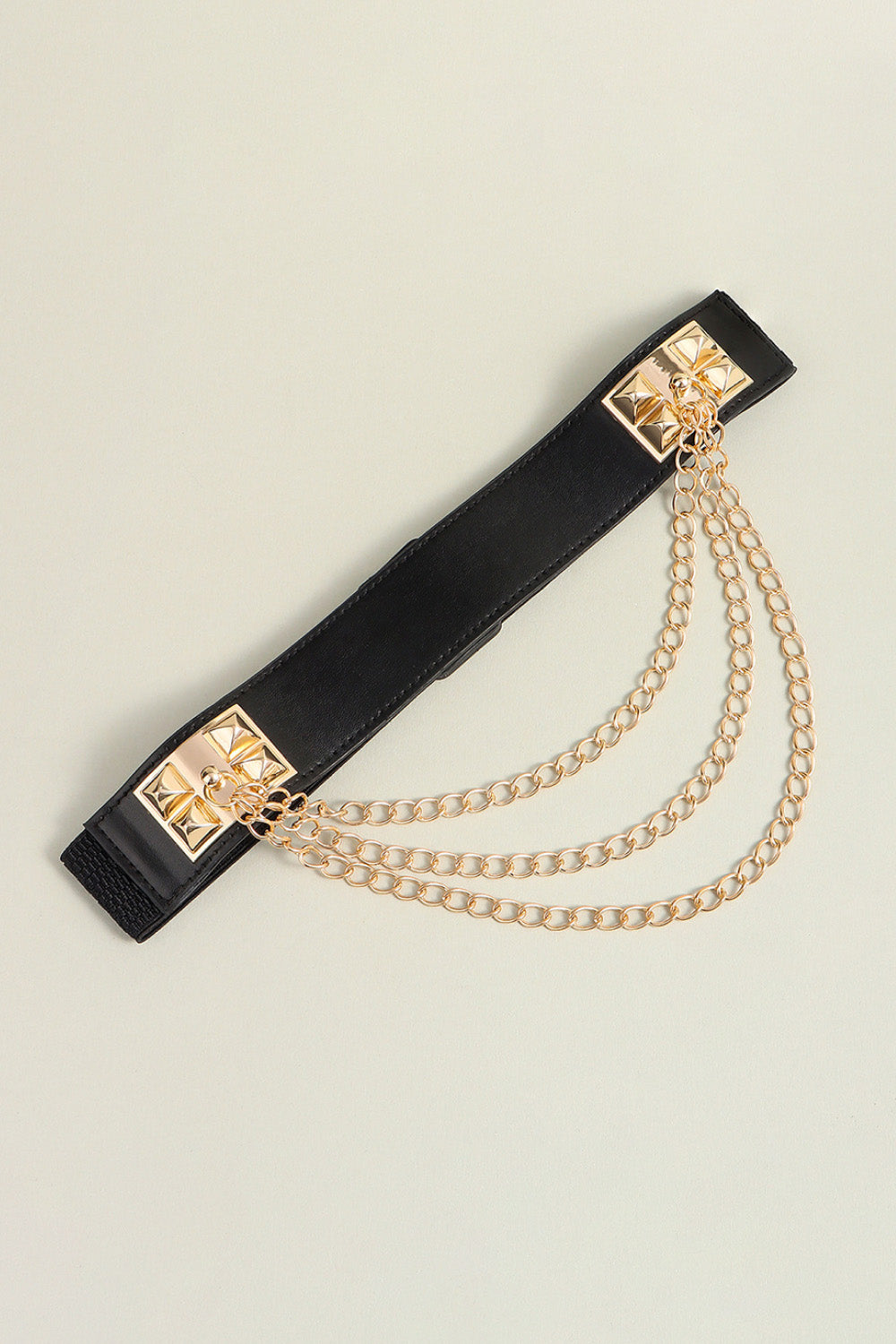 Elastic Belt with Chain-Teresa&#39;s Fashionista LLC