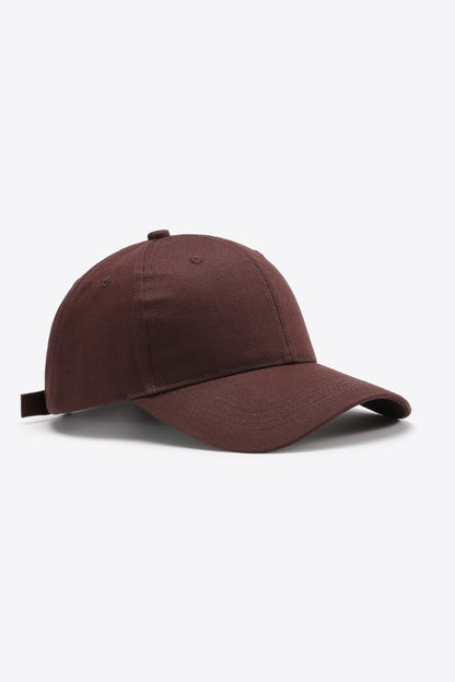 Plain Adjustable Cotton Baseball Cap-Teresa&#39;s Fashionista LLC