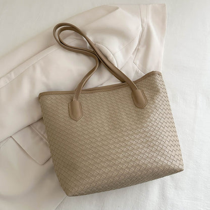 Textured PU Leather Handbag-Teresa&#39;s Fashionista LLC