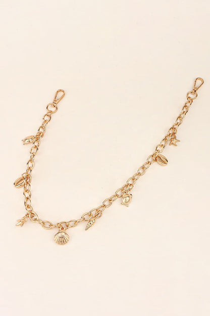 Sea Element Charm Iron Chain Belt-Teresa&#39;s Fashionista LLC