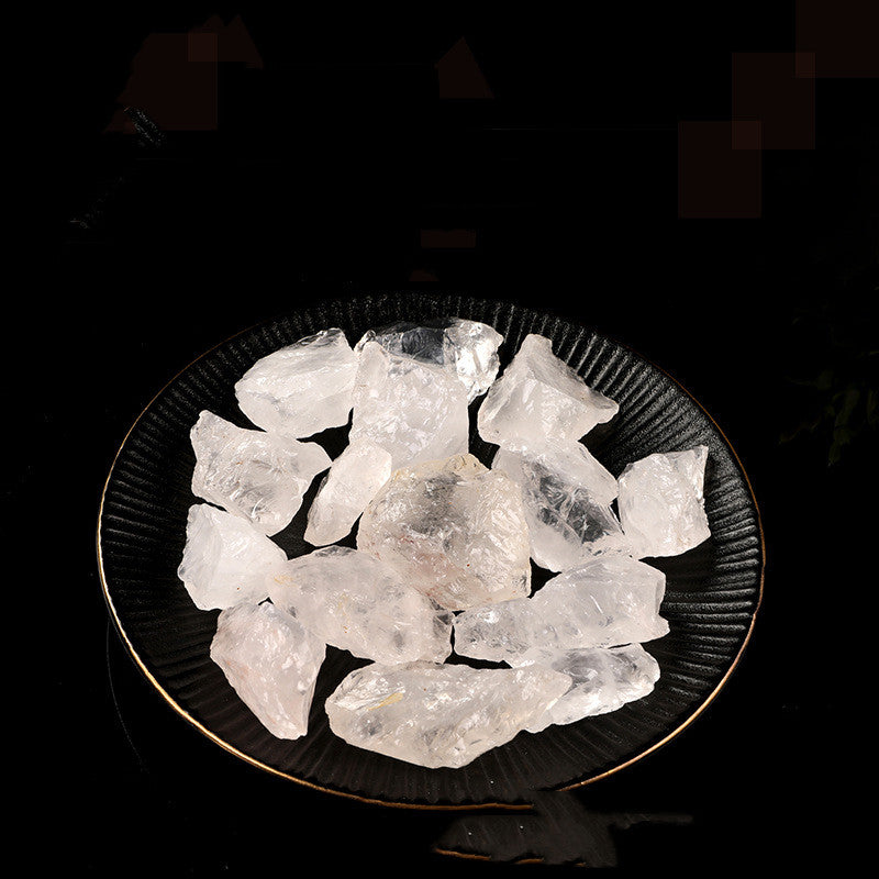 Natural Smoke White Crystal Rough Stone Aromatherapy Stone-Teresa&#39;s Fashionista LLC