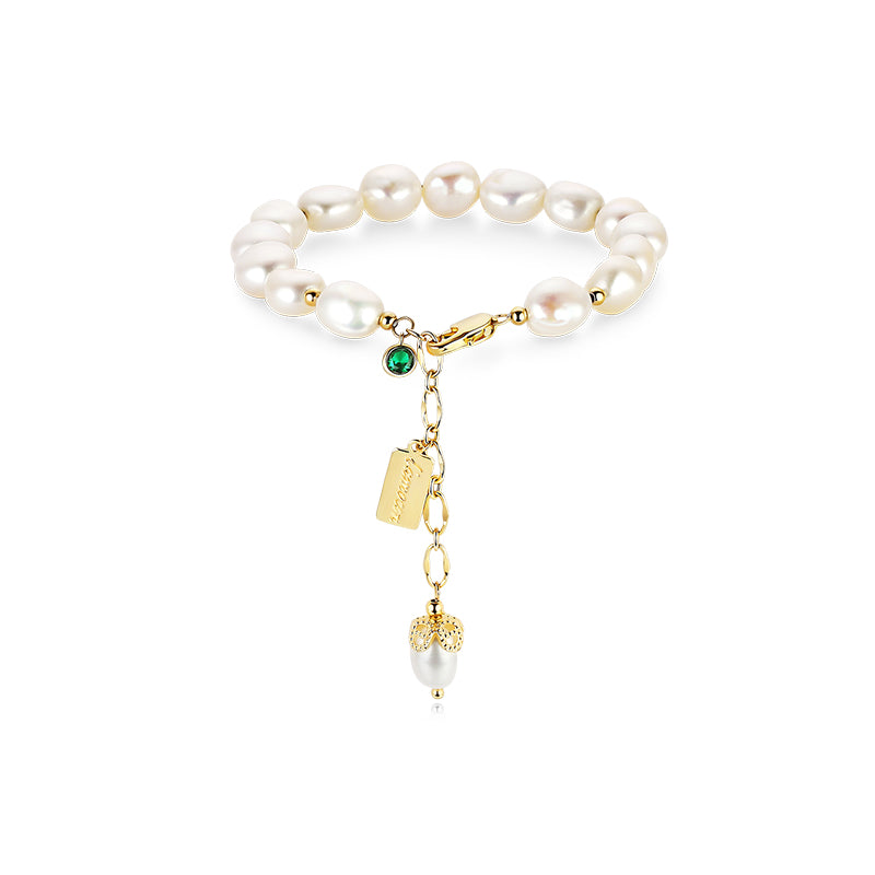 Natural Zircon Pearl Bracelet Luxury Jewelry-Teresa&#39;s Fashionista LLC