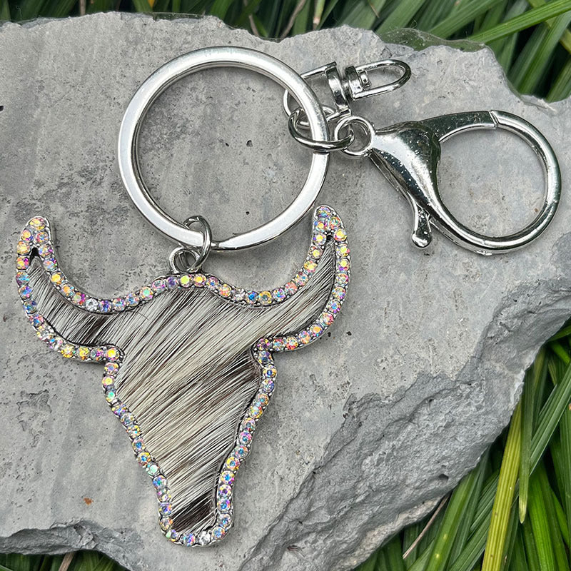 Bull Shape Key Chain-Teresa&#39;s Fashionista LLC