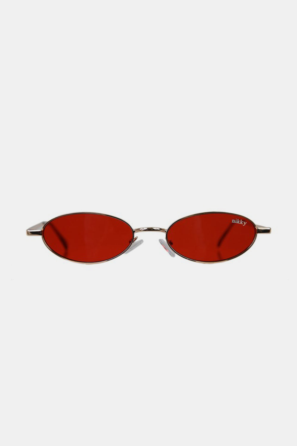 Nicole Lee USA Metal Frame Finley Oval Sunglasses-Teresa&#39;s Fashionista LLC