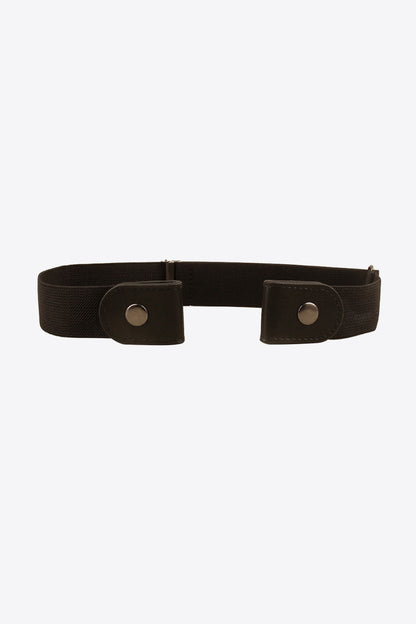 PU Elastic Snap Closure Belt-Teresa&#39;s Fashionista LLC