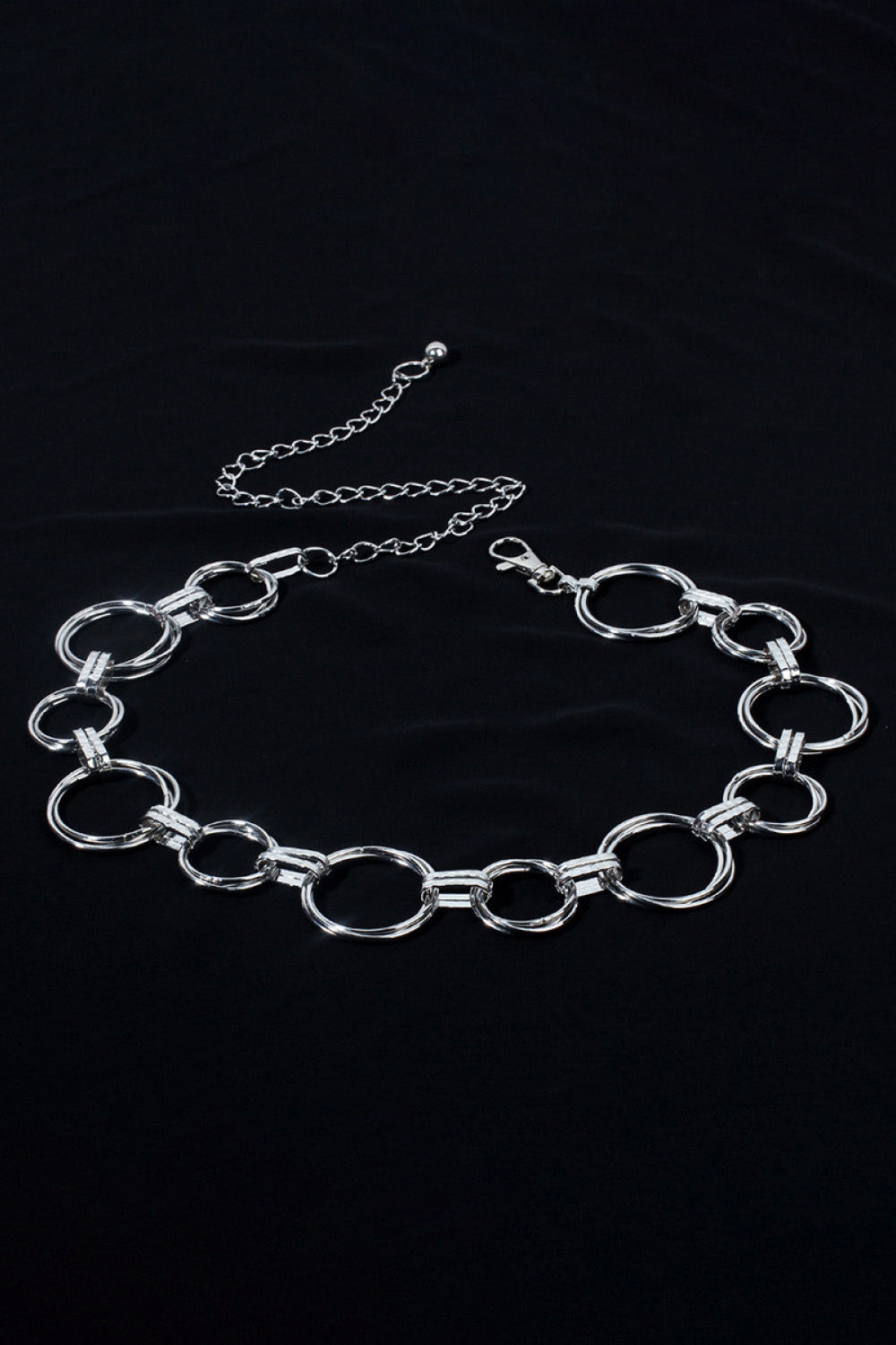 Alloy Chain Circle Shape Belt-Teresa&#39;s Fashionista LLC