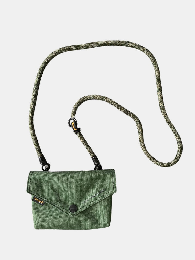 Hamawari Solid Color Envelope Shape Crossbody Bag with Removable Strap