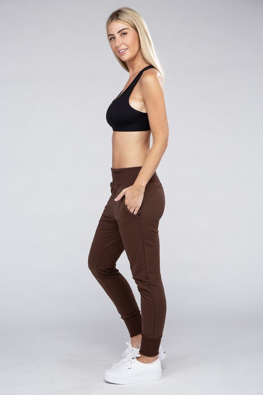 Comfy Stretch Lounge Sweat Pants-Teresa&#39;s Fashionista LLC