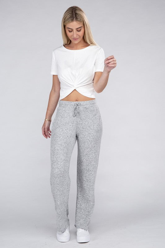 Cozy Terry Lounge Pants-Teresa&#39;s Fashionista LLC