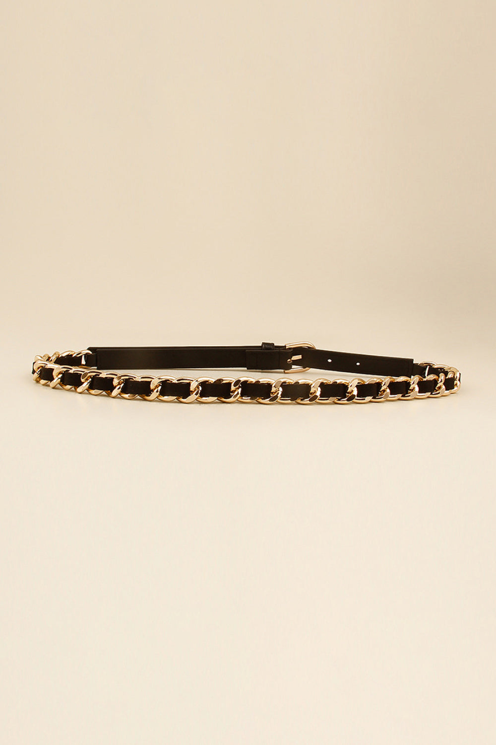 PU Chain Skinny Belt-Teresa&#39;s Fashionista LLC