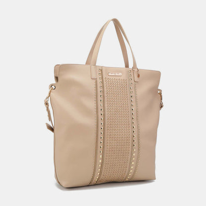 Nicole Lee USA Studded Large Tote Bag-Teresa&#39;s Fashionista LLC