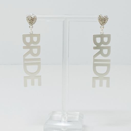 Say I Do Bride Earrings-Teresa&#39;s Fashionista LLC