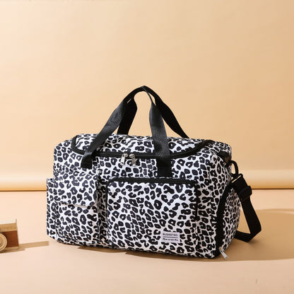 Oxford Cloth Animal Print Travel Bag-Teresa&#39;s Fashionista LLC