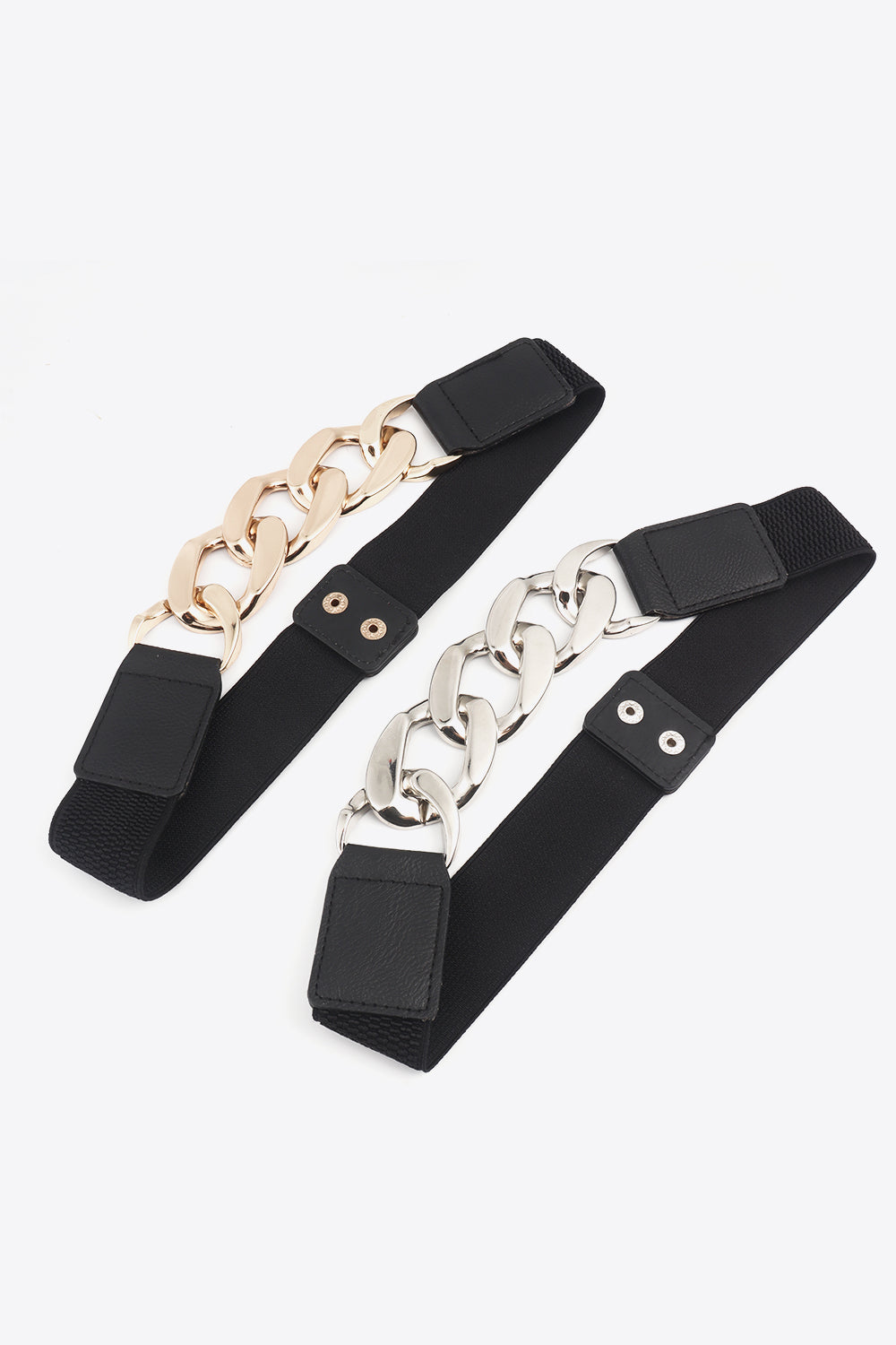 Chain Detail Elastic Belt-Teresa&#39;s Fashionista LLC