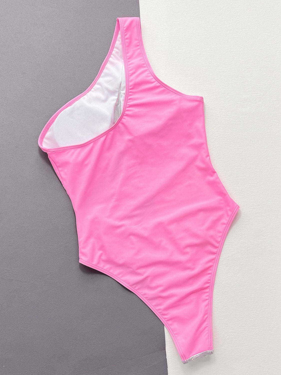 Contrast Panel One-Piece Swimsuit-Teresa&#39;s Fashionista LLC