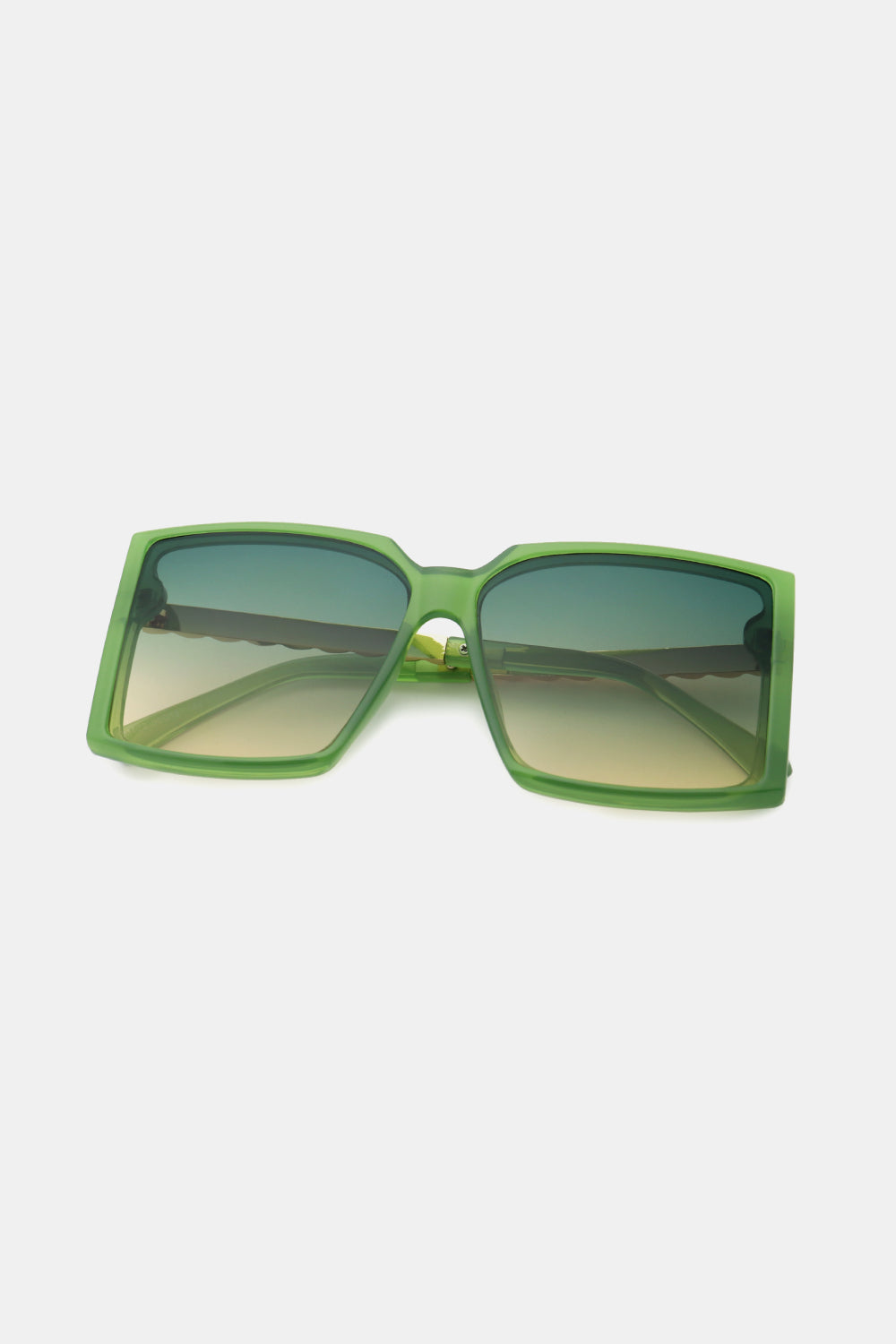 Polycarbonate Frame Square Sunglasses-Teresa&#39;s Fashionista LLC