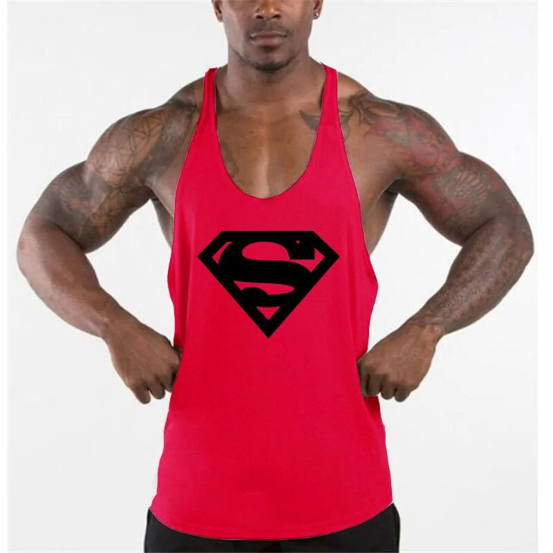 New Arrivals Bodybuilding Cotton Gym Sleeveless Tank Top for Men-Teresa&#39;s Fashionista LLC