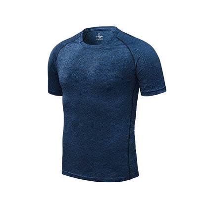 Men's Quick Dry Compression Running T-Shirts: Fitness & Soccer Sportswear-Teresa&#39;s Fashionista LLC