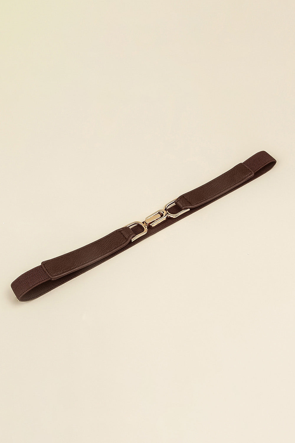 Alloy Buckle Elastic Belt-Teresa&#39;s Fashionista LLC