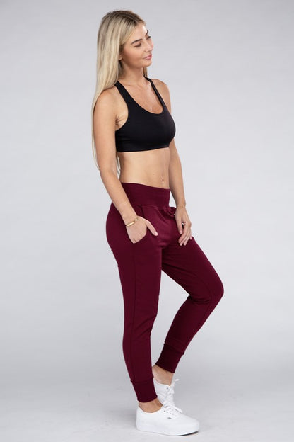 Comfy Stretch Lounge Sweat Pants-Teresa&#39;s Fashionista LLC