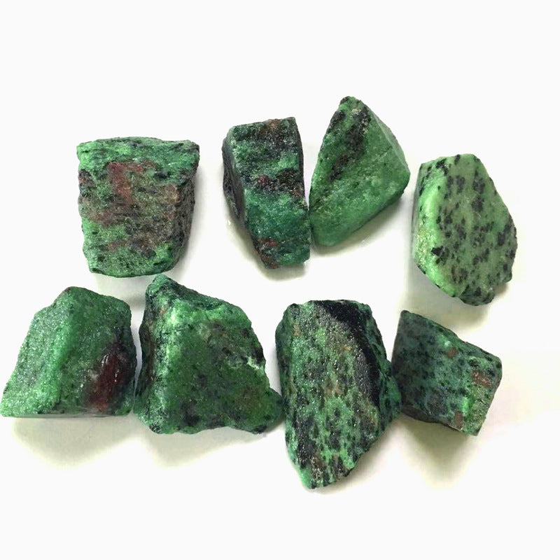 Crystal Rubble Red Green Treasure Primitive Stone About 3-5cm Mineral Specimen-Teresa&#39;s Fashionista LLC