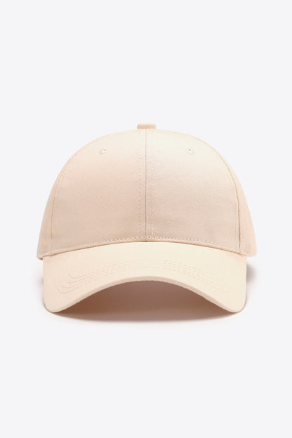 Plain Adjustable Cotton Baseball Cap-Teresa&#39;s Fashionista LLC