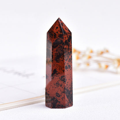 Natural Crystal Six-sided Single-pointed Column-Teresa&#39;s Fashionista LLC