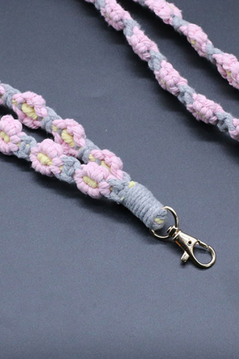 Flower Macrame Phone Lanyard-Teresa&#39;s Fashionista LLC