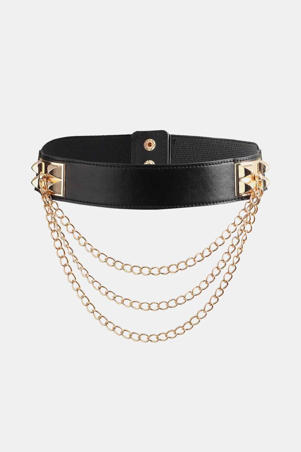 Elastic Belt with Chain-Teresa&#39;s Fashionista LLC