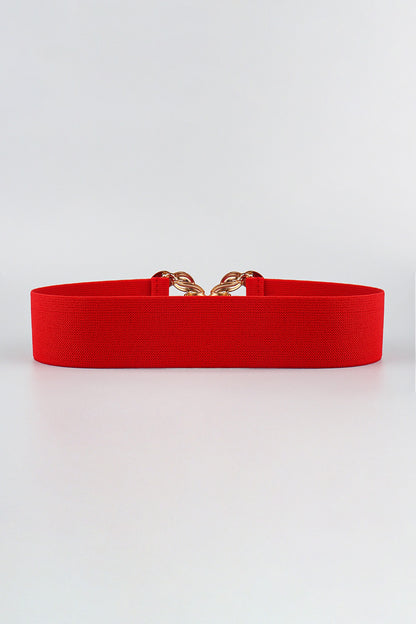 Zinc Alloy Buckle Elastic Belt-Teresa&#39;s Fashionista LLC