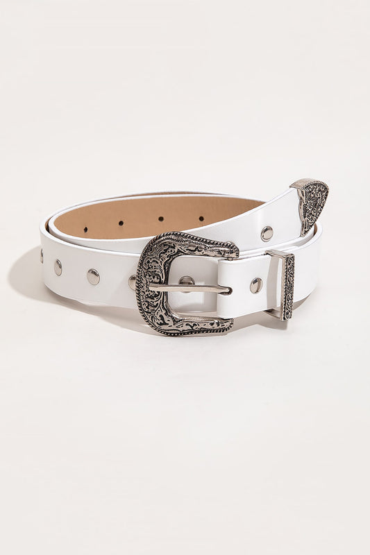 PU Leather Studded Belt-Teresa&#39;s Fashionista LLC