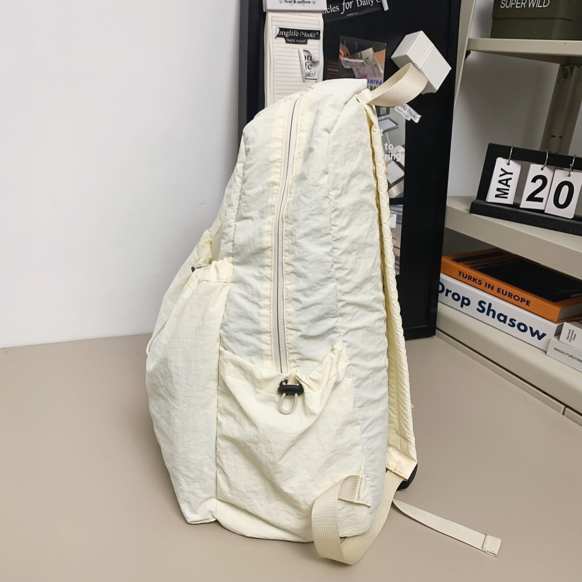 Drawstring Nylon Backpack Bag-Teresa&#39;s Fashionista LLC