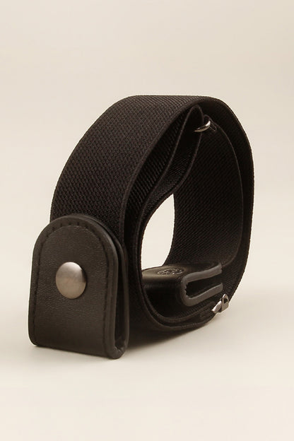 PU Elastic Snap Closure Belt-Teresa&#39;s Fashionista LLC