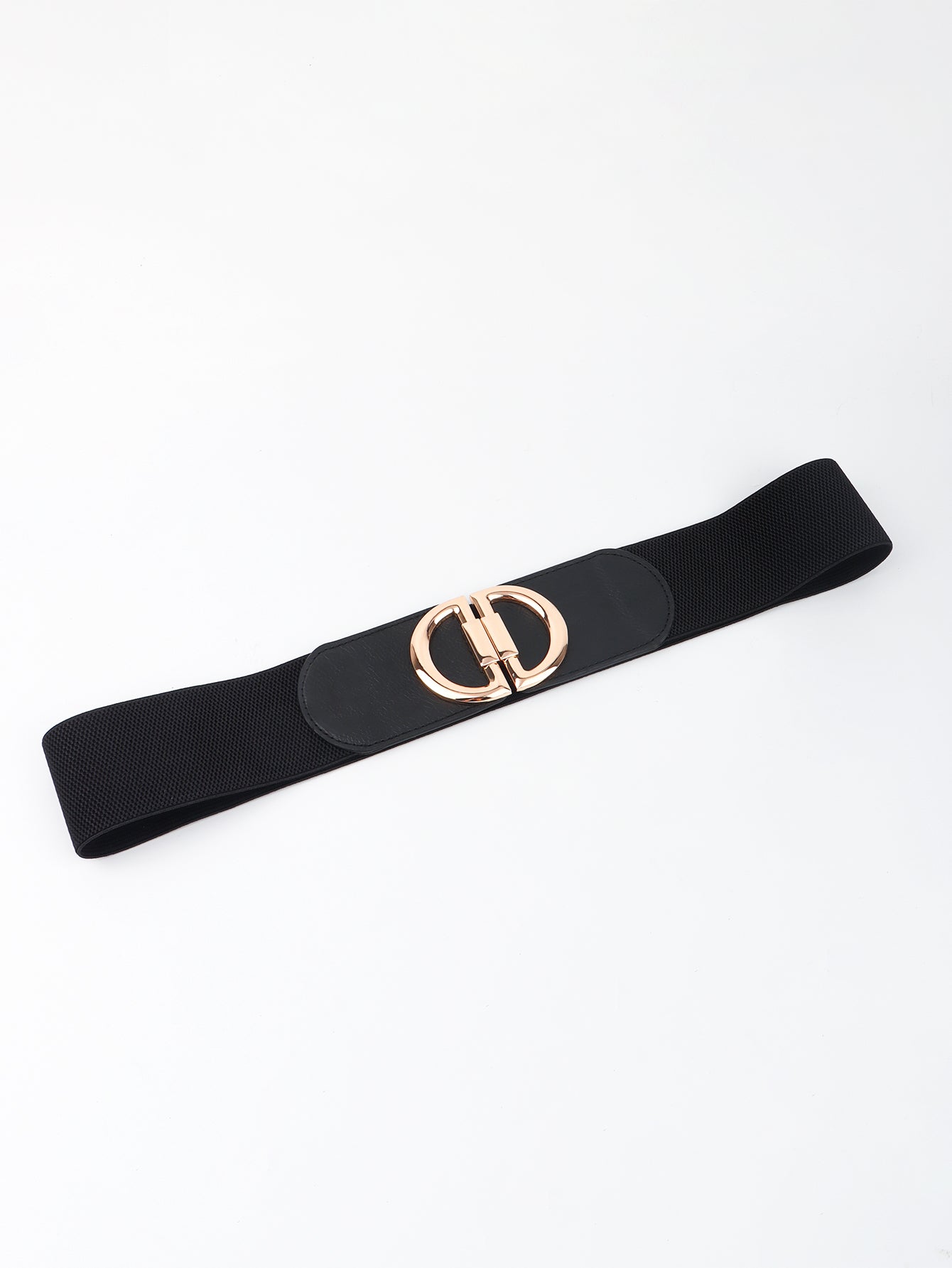 D Buckle Elastic Belt-Teresa&#39;s Fashionista LLC