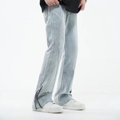 Men's Simple And Slightly Elastic Flare Jeans-Teresa&#39;s Fashionista LLC