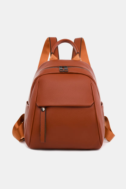 Medium PU Leather Backpack-Teresa&#39;s Fashionista LLC