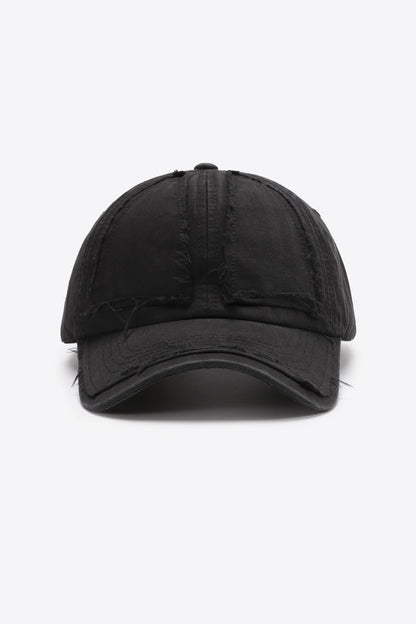 Distressed Adjustable Baseball Cap-Teresa&#39;s Fashionista LLC