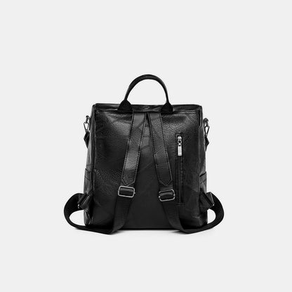 PU Leather Backpack Bag-Teresa&#39;s Fashionista LLC