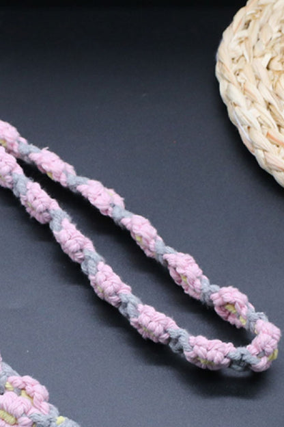 Flower Macrame Phone Lanyard-Teresa&#39;s Fashionista LLC