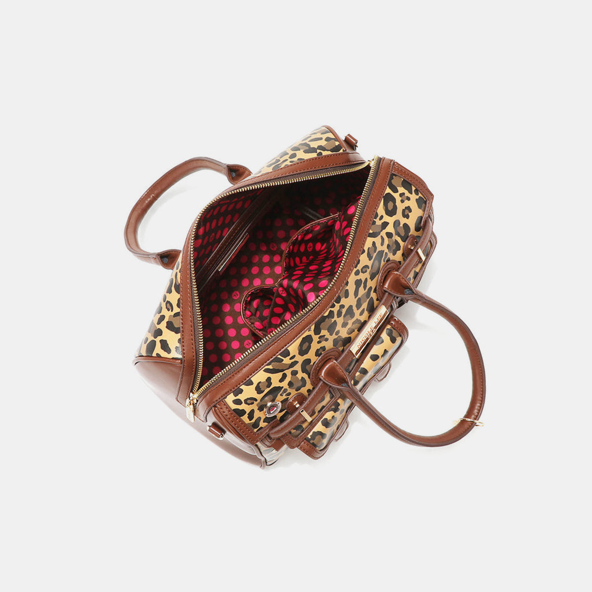 Nicole Lee USA Leopard Boston Bag-Teresa&#39;s Fashionista LLC