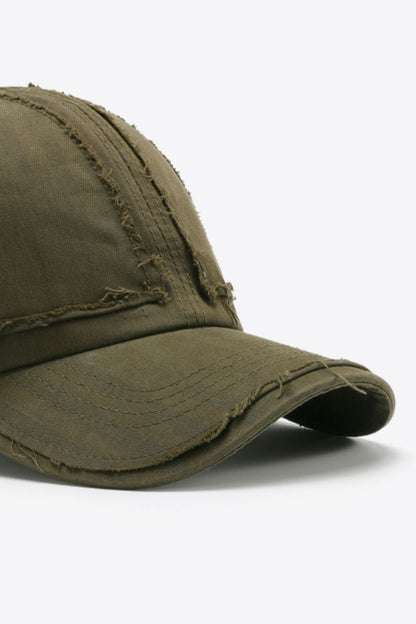 Distressed Adjustable Baseball Cap-Teresa&#39;s Fashionista LLC