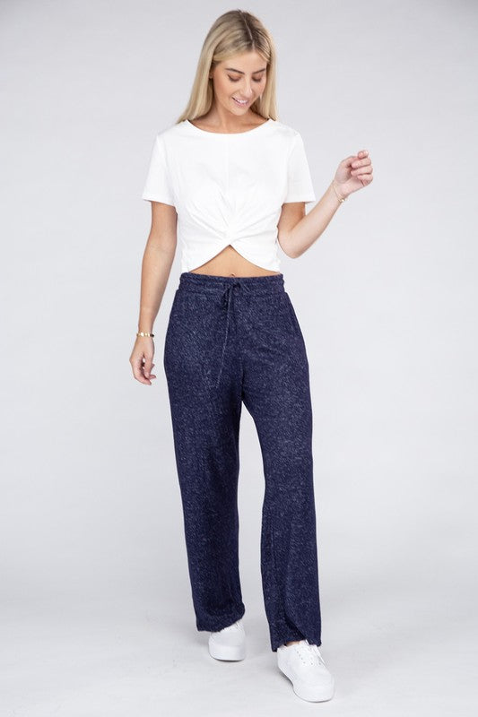 Cozy Terry Lounge Pants-Teresa&#39;s Fashionista LLC