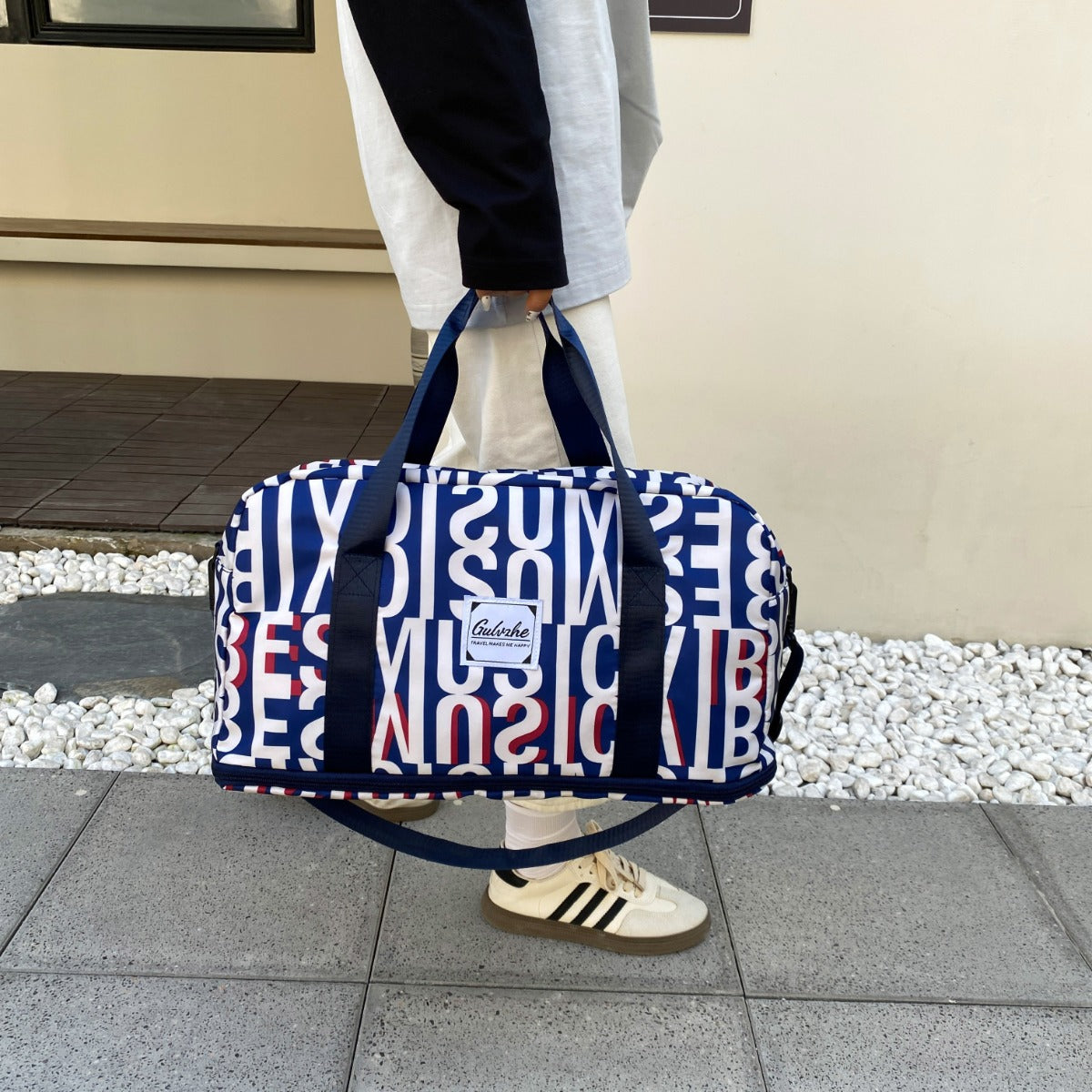 Oxford Cloth Printed Travel Bag-Teresa&#39;s Fashionista LLC