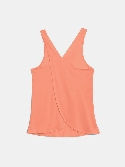 Crisscross Scoop Neck Active Tank-Teresa&#39;s Fashionista LLC