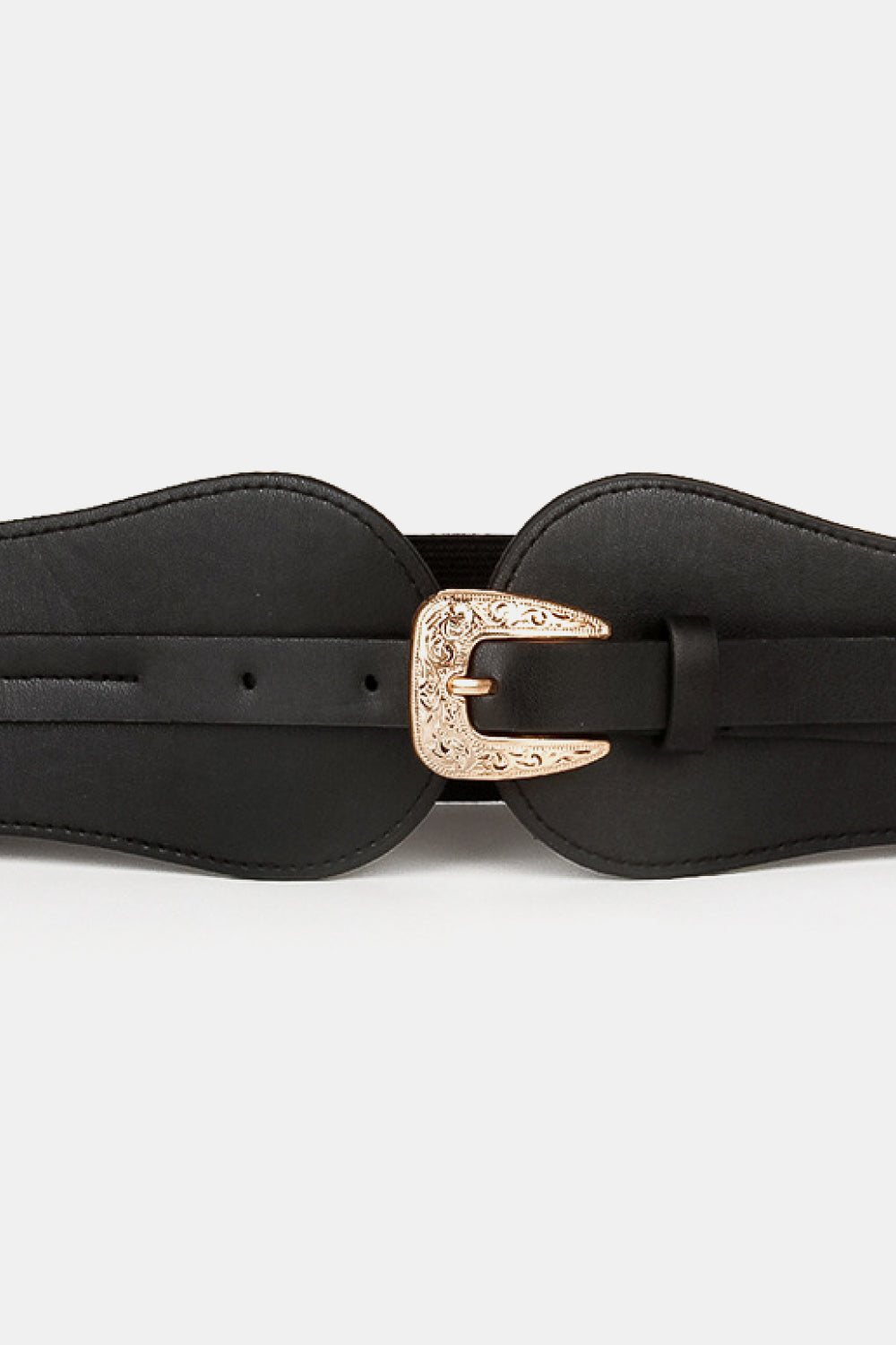 Wide Elastic Belt with Alloy Buckle-Teresa&#39;s Fashionista LLC