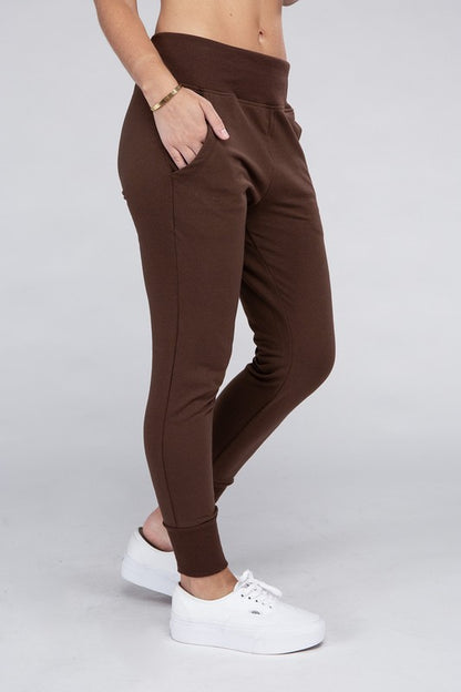 Comfy Stretch Lounge Sweat Pants-Teresa&#39;s Fashionista LLC